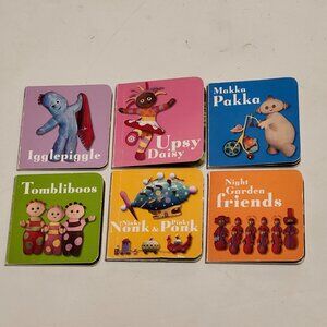BBC In the Night Garden Board Book Lot of 6 Makka Pakka Igglepiggle VINTAGE